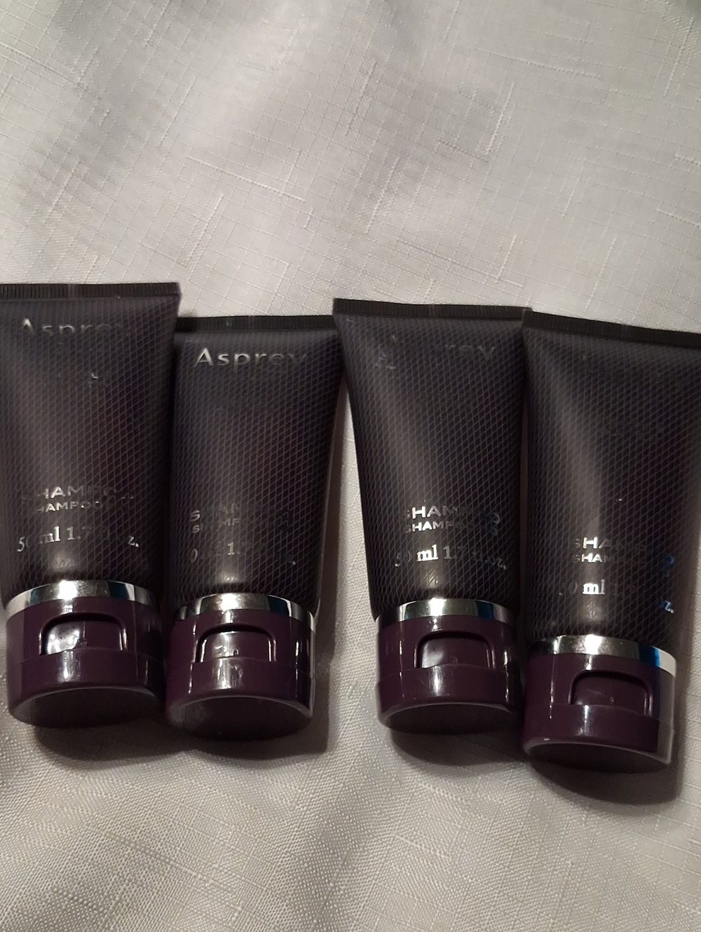 4 New Asprey Purple Water Trial Size 1.7 Floz 50ML Shampoo